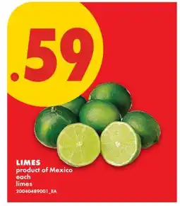 No Frills LIMES offer