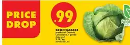 No Frills GREEN CABBAGE offer