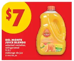 No Frills DEL MONTE JUICE BLENDS offer