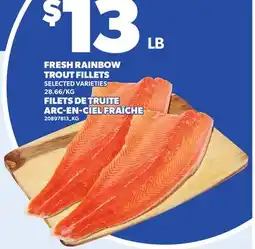 Independent Grocer FRESH RAINBOW TROUT FILLETS offer