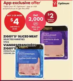 Independent Grocer ZIGGY'S SLICED MEAT offer