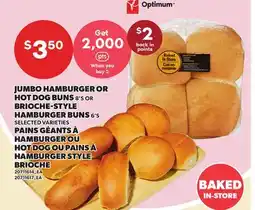 Independent Grocer JUMBO HAMBURGER OR HOT DOG BUNS 8'S OR BRIOCHE-STYLE HAMBURGER BUNS 6'S offer