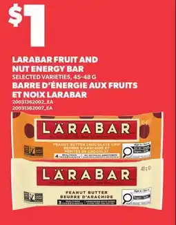 Independent Grocer LARABAR FRUIT AND NUT ENERGY BAR offer