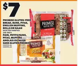Independent Grocer PROMISE GLUTEN-FREE BREAD, BUNS, PITAS, ENGLISH MUFFINS, ROLLS OR NAAN offer