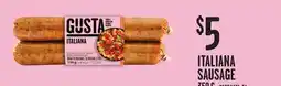 Loblaws GUSTA ITALIANA SAUSAGE offer