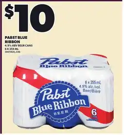 Loblaws PABST BLUE RIBBON offer
