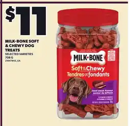 Loblaws MILK-BONE SOFT & CHEWY DOG TREATS offer