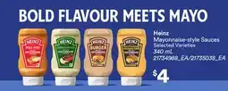 Loblaws HEINZ MAYONNAISE-STYLE SAUCES offer