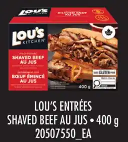 Loblaws LOU'S ENTRÉES SHAVED BEEF AU JUS offer