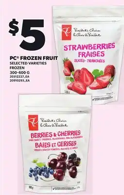Loblaws PC FROZEN FRUIT offer