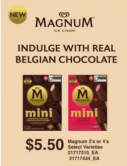 Loblaws MAGNUM 3'S OR 4'S offer