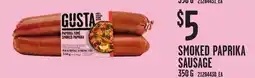 Loblaws SMOKED PAPRIKA SAUSAGE offer