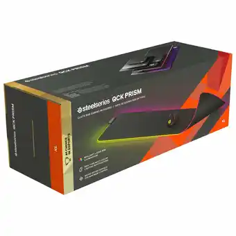 Best Buy SteelSeries QcK Prism XL Gaming Mouse Pad - Black offer