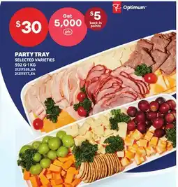 Loblaws PARTY TRAY, 592 G-1 KG offer