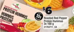 Loblaws ROASTED RED PEPPER PROTEIN HUMMUS offer