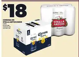 Loblaws CORONA OR STELLA ARTOIS BEER offer