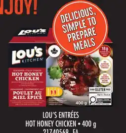 Loblaws LOU'S ENTREES HOT HONEY CHICKEN offer