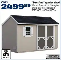 RONA Stratford garden shed offer