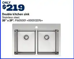 RONA Double kitchen sink offer