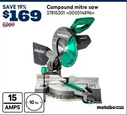 RONA Compound mitre saw offer