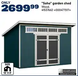 RONA Heartland Soho garden shed offer