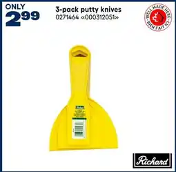RONA Richard 3-pack putty knives offer