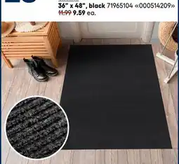 RONA 36 x 48, black rugs and doormats offer