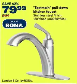 RONA Eastmain pull-down kitchen faucet offer