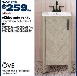 RONA Kirkwood vanity offer