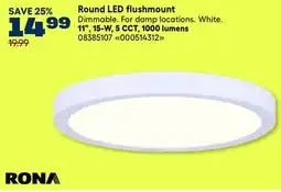 RONA RONA Round LED flushmount offer