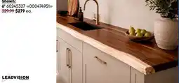 RONA LEADVISION wood countertops 6' offer