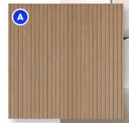 RONA INTERBOIS wall panels 4.75 x 9', white oak offer