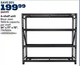 RONA 4-shelf unit offer