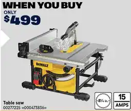 RONA Table saw offer