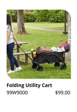 Lee Valley Tools Folding Utility Cart offer