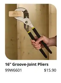 Lee Valley Tools 16 Groove-Joint Pliers offer