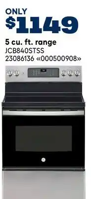 RONA 5 cu. ft. range offer