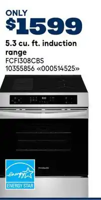 RONA Frigidaire 5.3 cu. ft. induction range offer