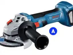 RONA Bosch Angle Grinder Cordless 18V 4.5-in with Slide Switch offer