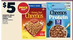 Valu-mart GENERAL MILLS FAMILY SIZE CEREAL offer