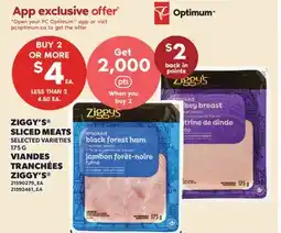 Valu-mart VIANDES TRANCHÉES ZIGGY'S offer