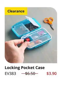 Lee Valley Tools Locking Pocket Case offer