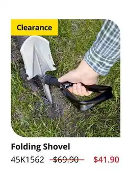 Lee Valley Tools Folding Shovel offer