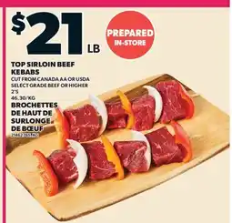 Valu-mart BROCHETTES DE HAUT DE SURLONGE DE BŒUF, 2,S offer