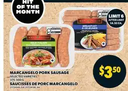 Valu-mart SAUCISSES DE PORC MARCANGELO offer