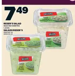 Valu-mart SALADS RESER'S offer