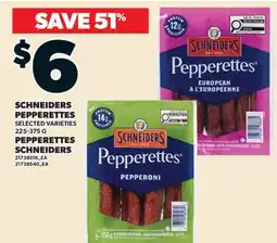 Valu-mart PEPPERETTES SCHNEIDERS offer