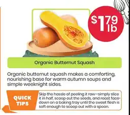 Healthy Planet Organic Butternut Squash offer