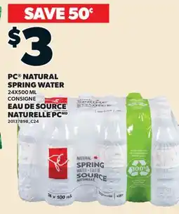 Valu-mart EAU DE SOURCE NATURELLE PC offer