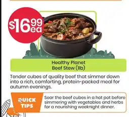 Healthy Planet Healthy Planet Beef Stew offer